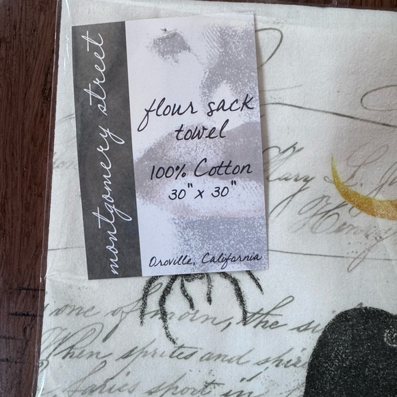 NWT Spooky Raven and Spider Halloween Dish Towel - Picture 4 of 5